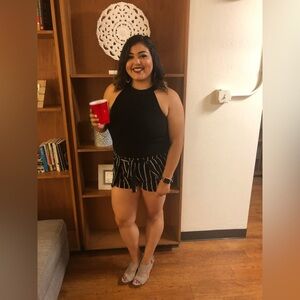 Michael Kors leather wedge heel